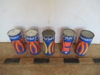 Cans of Frankfurt sausages