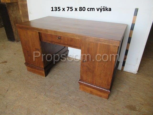 Dark wooden desk