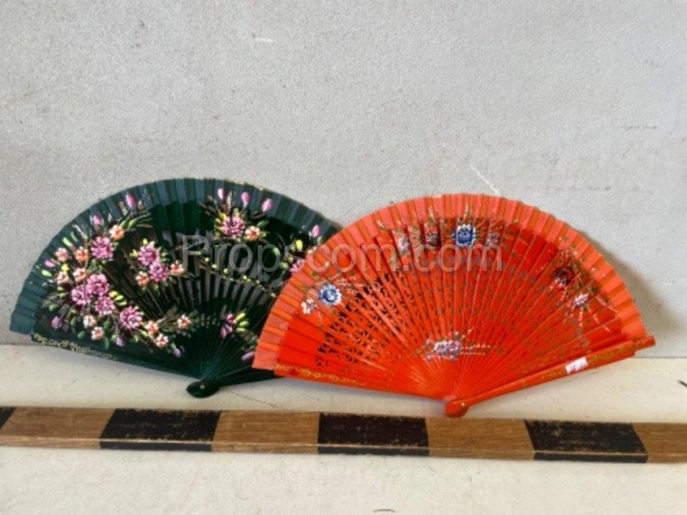 Colorful fans