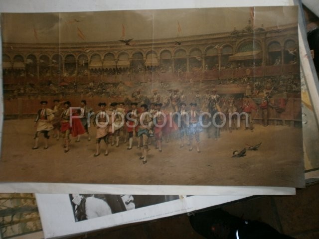 School poster - Spanish bullfighters