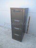 Gray file cabinet