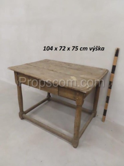 Wooden table with legs 