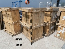 Wooden large shipping box