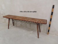 Wooden bench