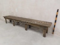 Wooden bench