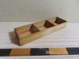Wooden box organizer