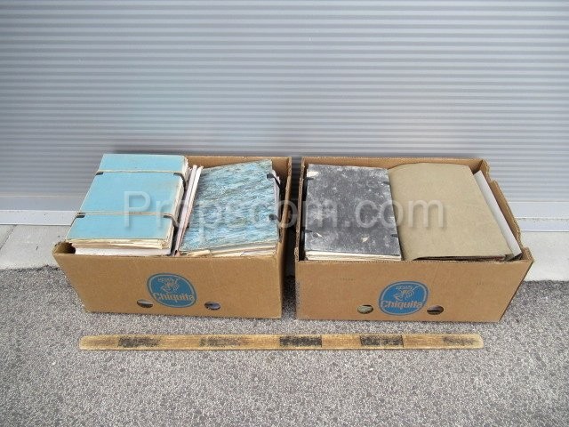 Box of files (waste paper)