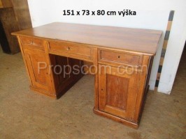 Light wood desk