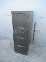 Gray file cabinet