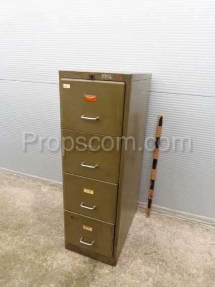 Metal filing cabinet