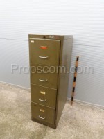 Metal filing cabinet