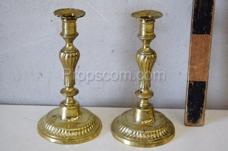 Double table candlesticks