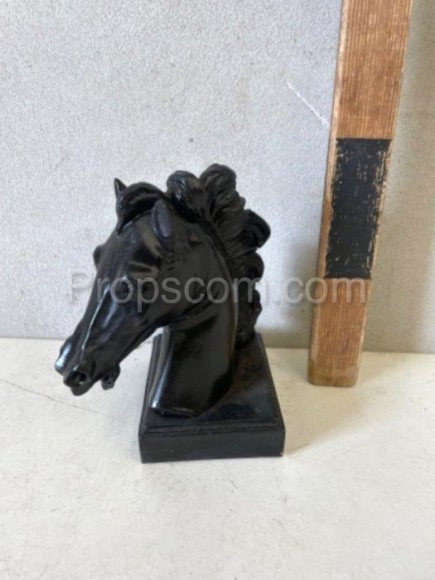 Horse head paperweight