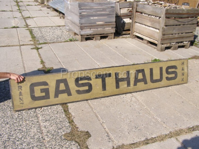 German pub sign
