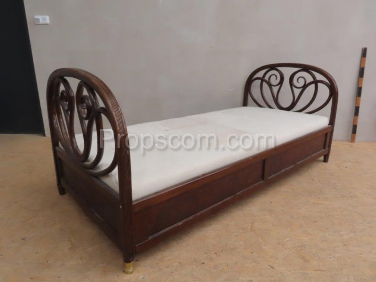 Wooden bed