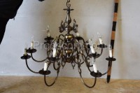 Chandelier with candlesticks