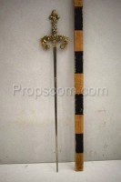 Cord with decorated hilt