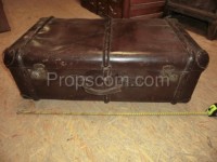 Leather travel suitcase!