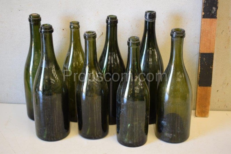 Old wine bottles