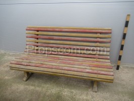 Wooden bench