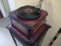 Old gramophone with cabinet