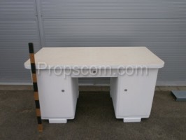 White desk