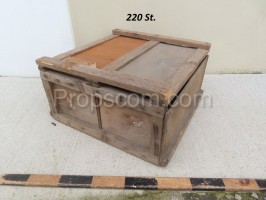 Large wooden box