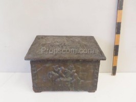 Brass decorated chest