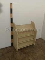 Wooden white shelf