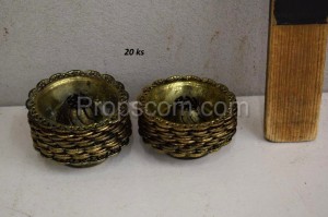 Brass candlesticks