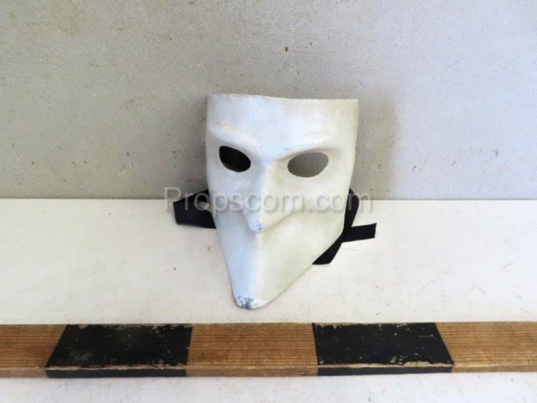 Karnevalová maska bílá 
