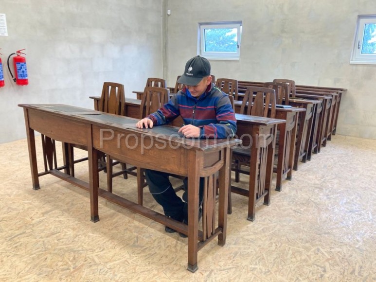 School desks and chairs whole set