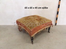 Upholstered footstool