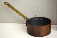 Copper saucepan