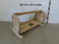 Wooden cradle