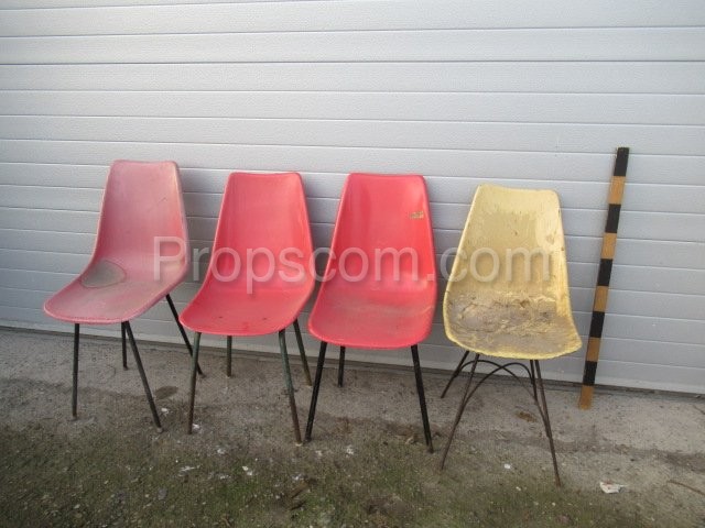 Chair metal plastic