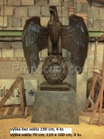 Eagle with a large swastika