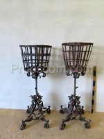 Wrought iron basket