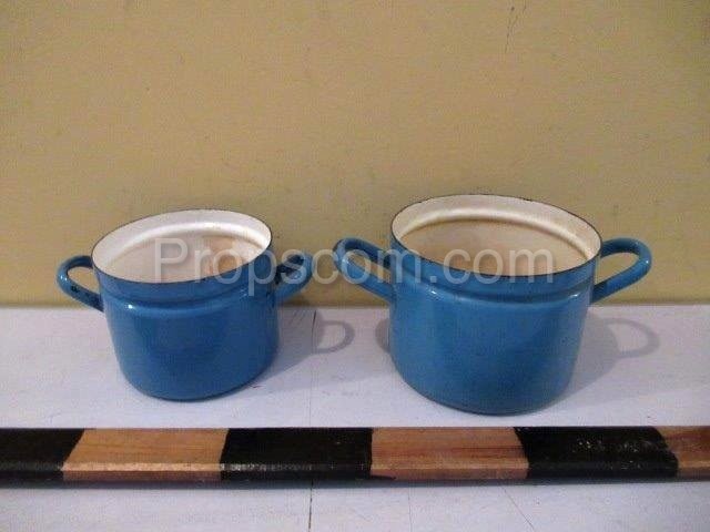 Enamel pots