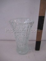 Vase gepresstes Glas