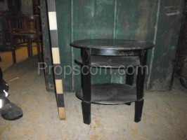 Wooden round table