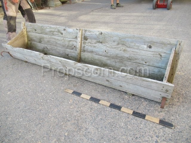 Wooden trough