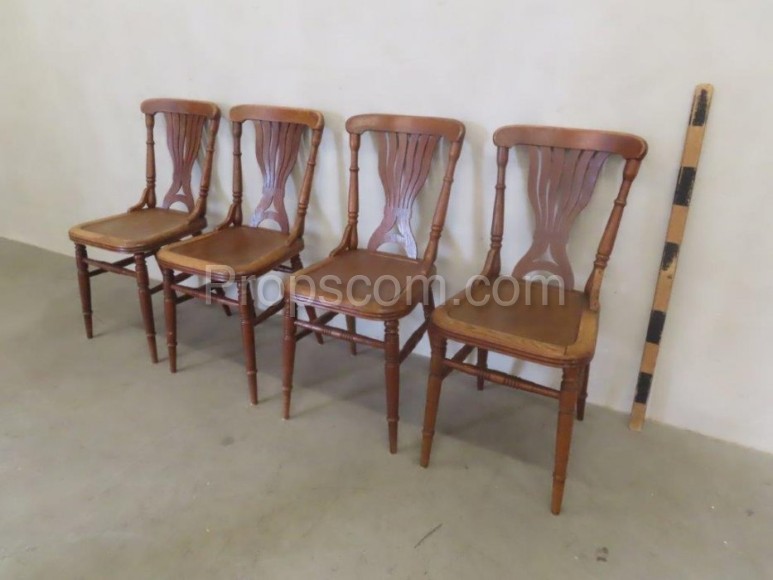 Wooden chairs