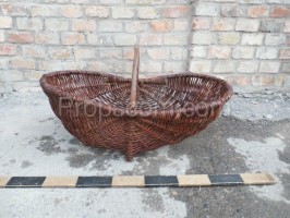 Large wicker collection basket