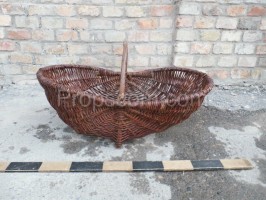 Large wicker collection basket