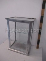 Metal glass showcase small