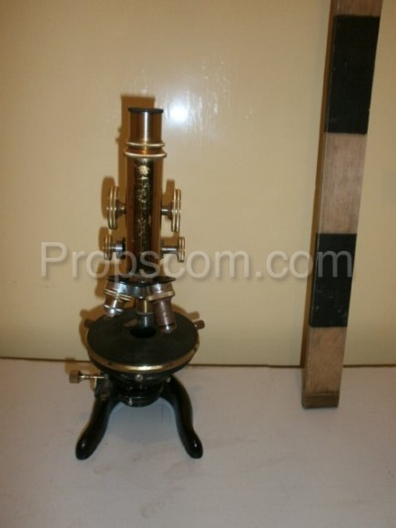 Brass microscope