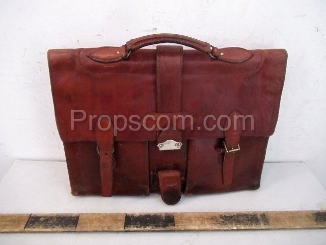 Leather briefcase