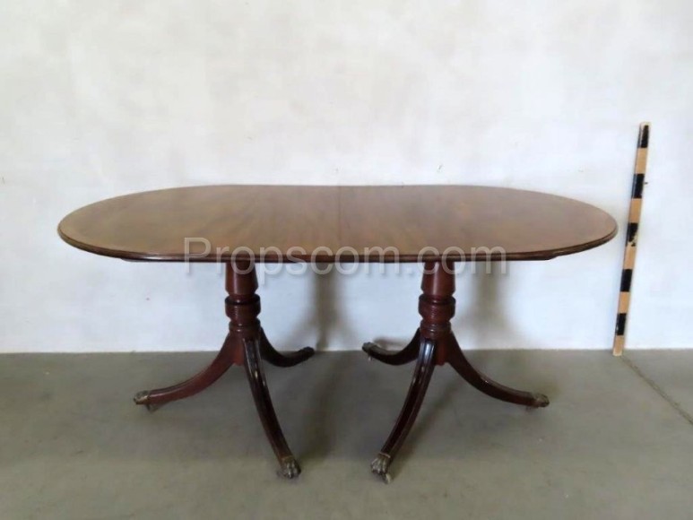 Oval table