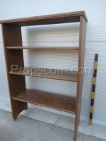 Wooden bookshelf